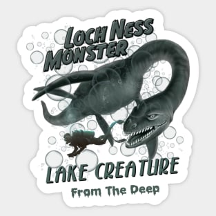 The Loch Ness Monster Terror of the Deep Sticker